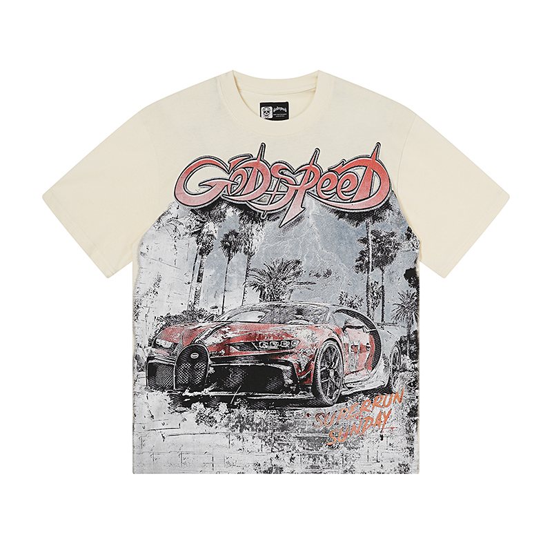 Godspeed Car Graphic Short-Sleeve T-Shirt — front