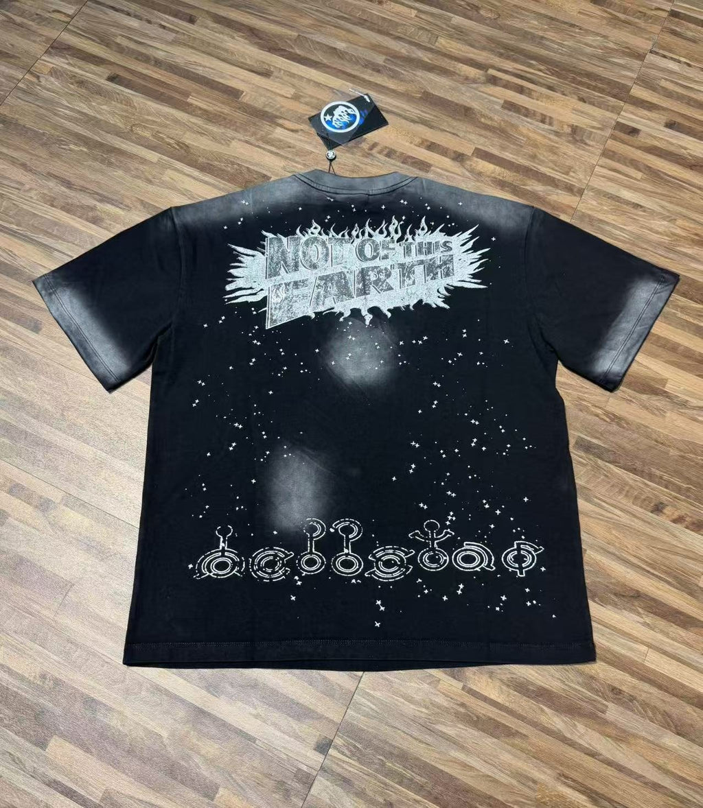 Hellstar Not of This Earth Graphic T-Shirt — back
