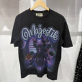 MAJESTIK Alien DJ Space Graphic T-Shirt — front