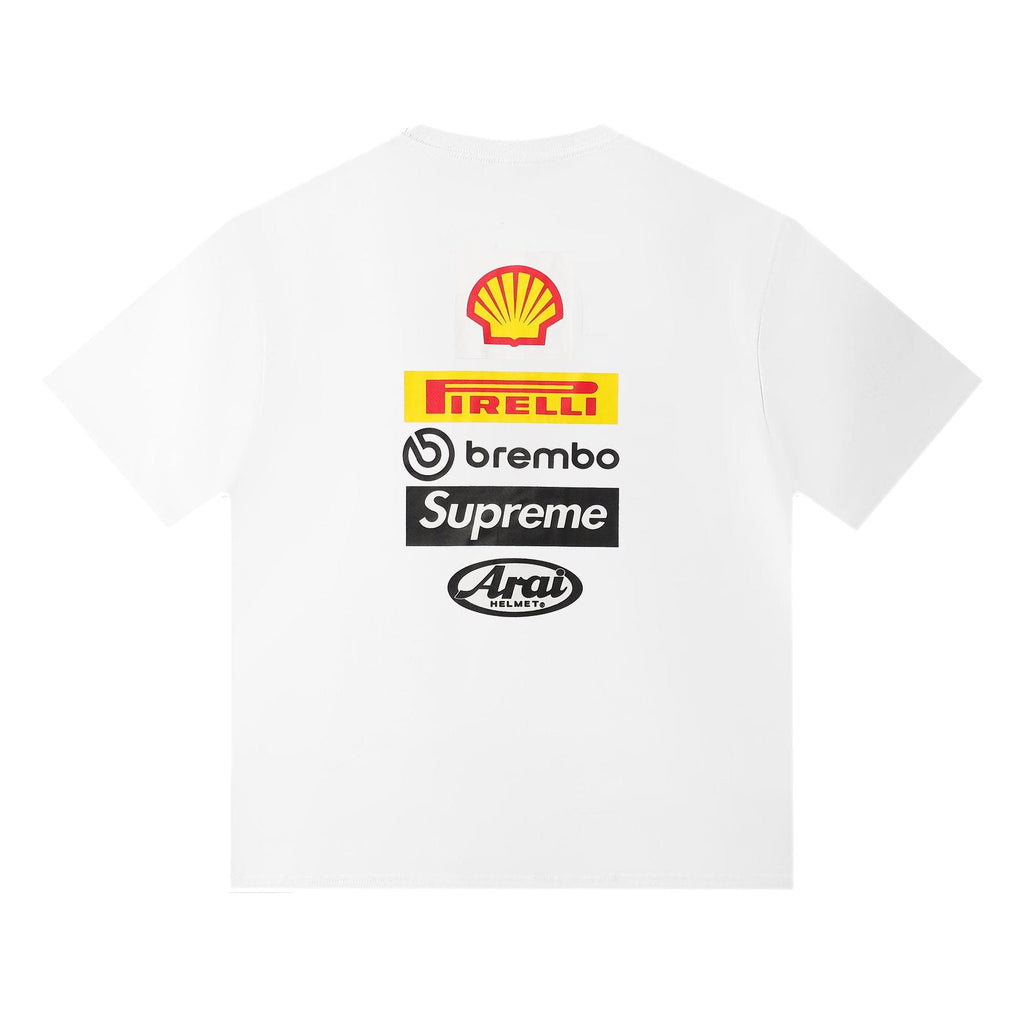 Supreme Ducati Sponsor Graphic Short-Sleeve T-Shirt — back