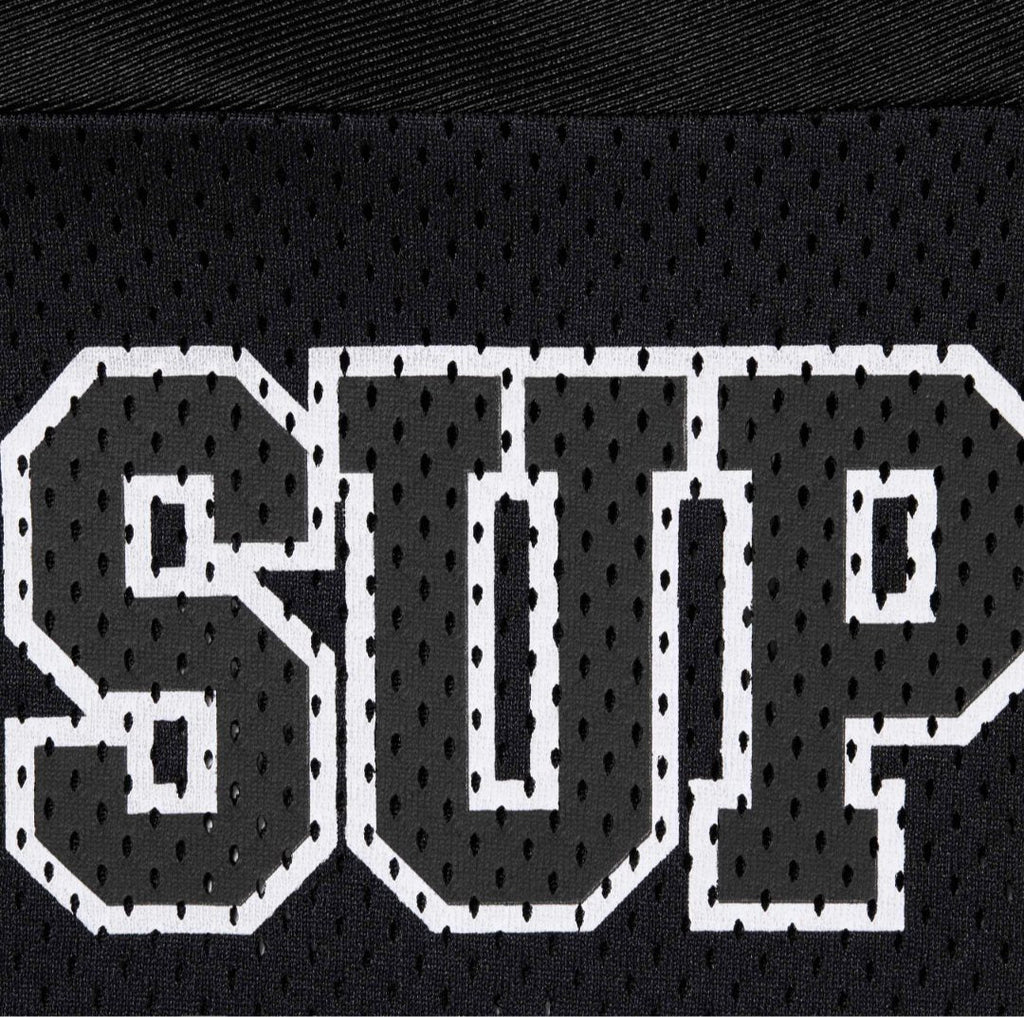 Supreme Bone Sleeve Number Football Jersey T-Shirt — fabric_closeup