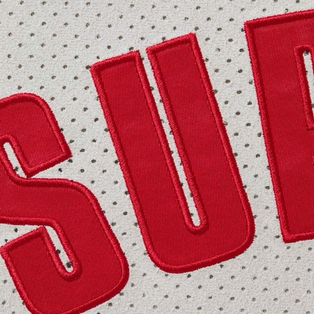 Supreme Mesh Baseball Jersey T-Shirt — fabric_closeup