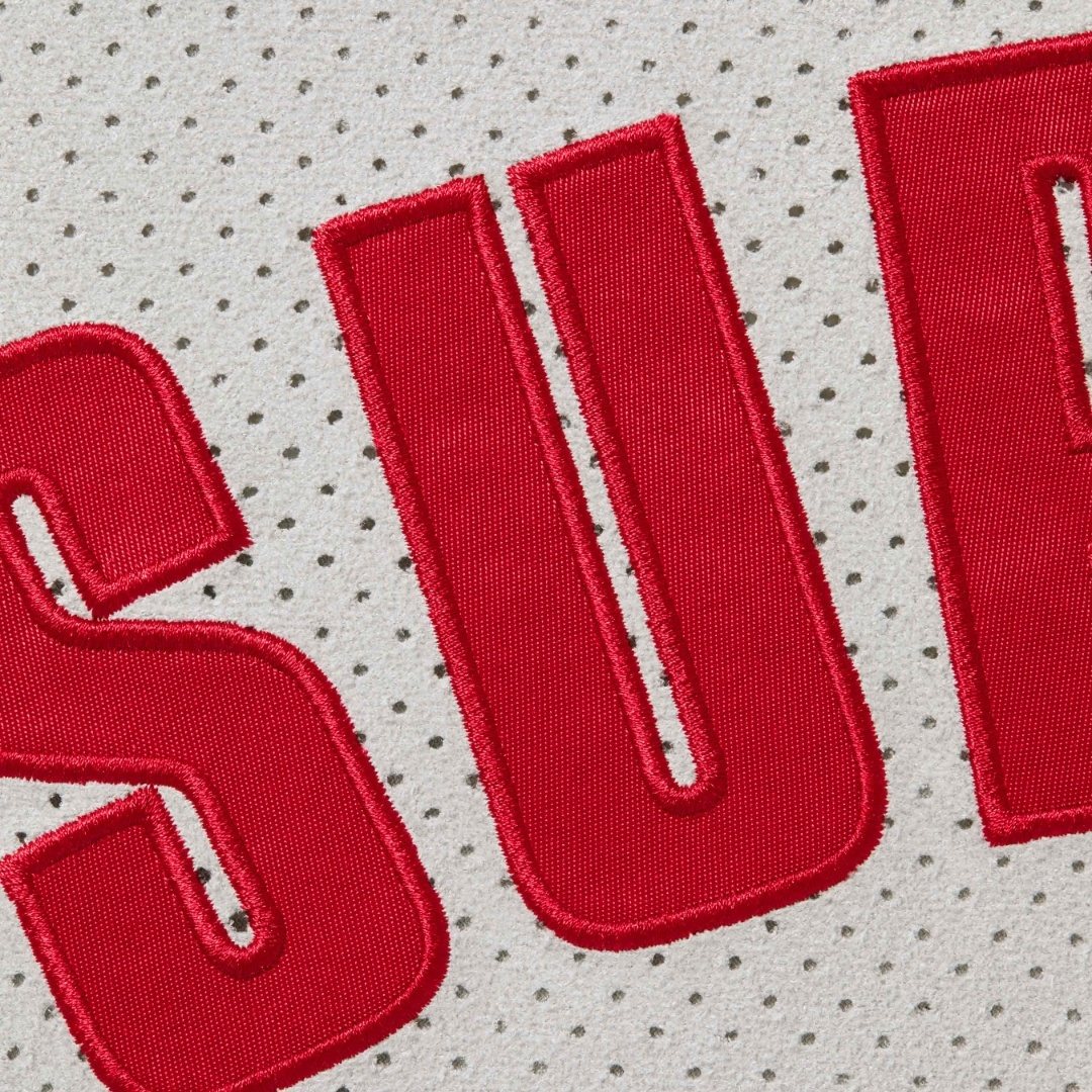 Supreme Mesh Baseball Jersey T-Shirt — fabric_closeup