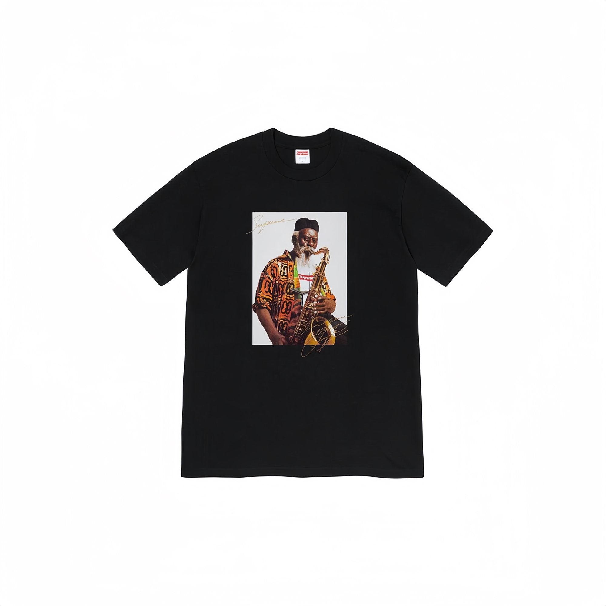 Supreme Pharoah Sanders Saxophone Graphic T-Shirt — hero