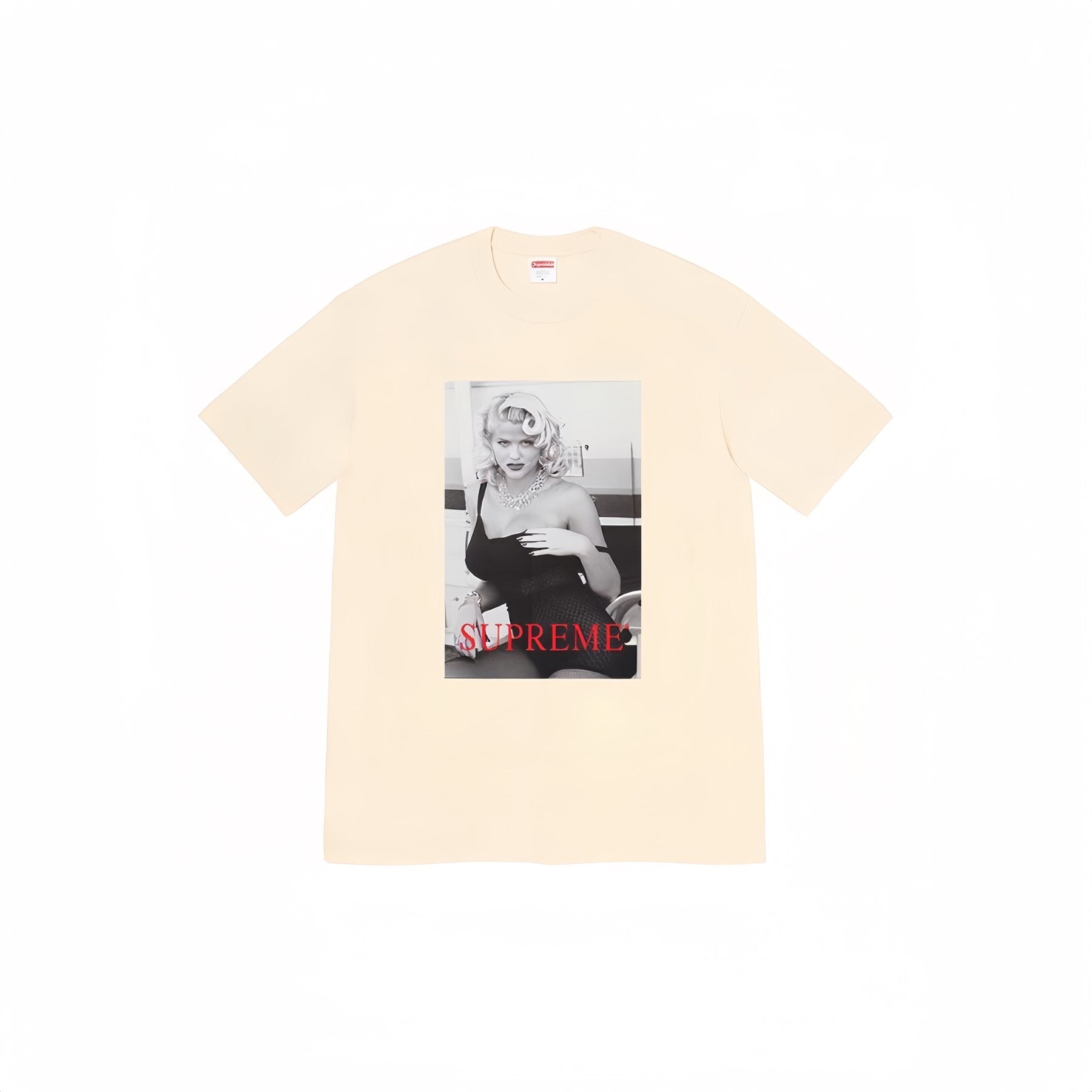 Supreme Anna Nicole Smith Portrait Graphic T-Shirt — front