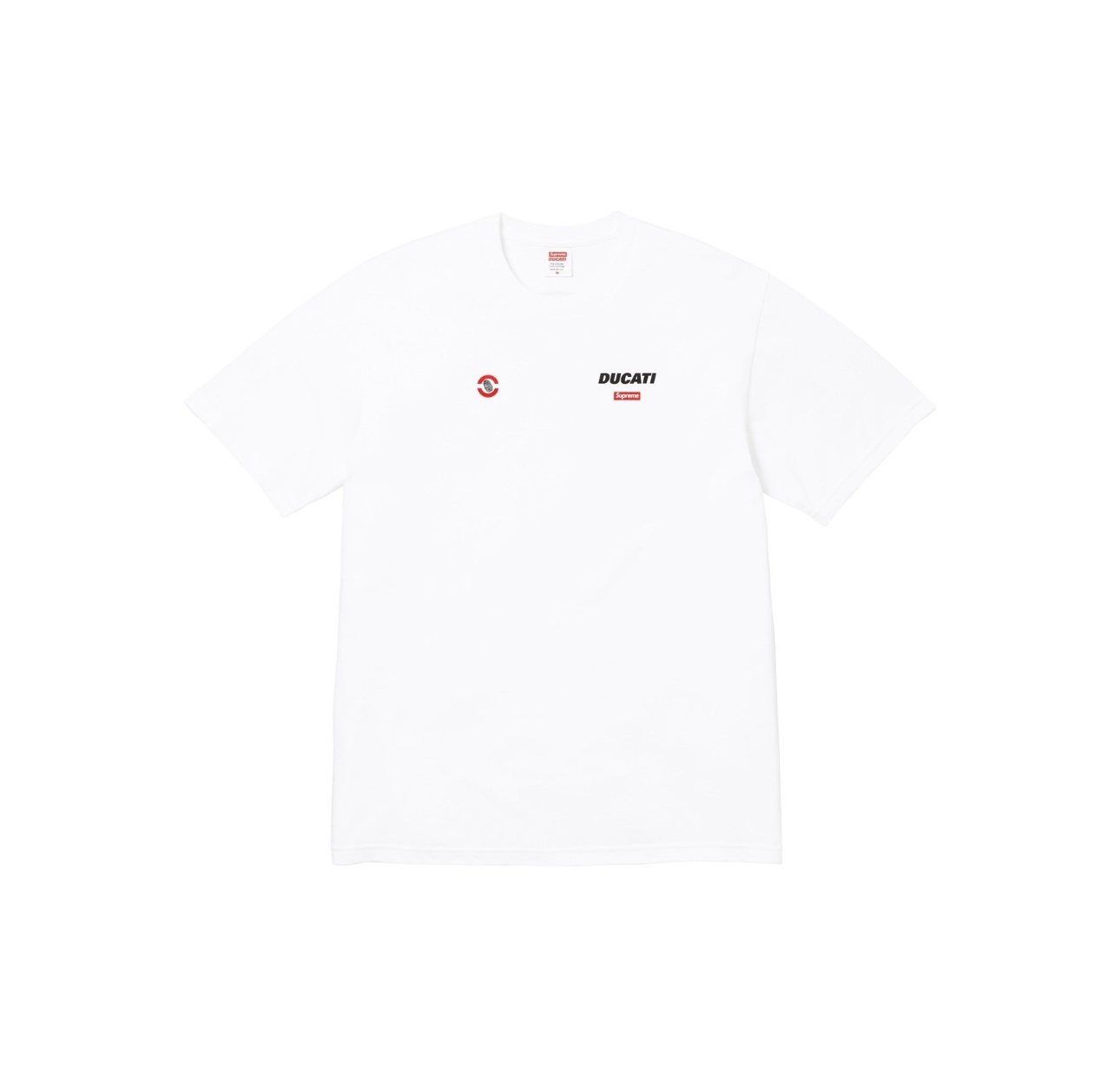 Supreme Ducati Sponsor Graphic Short-Sleeve T-Shirt — hero