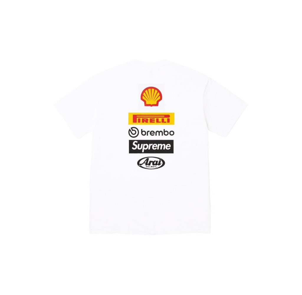 Supreme Ducati Sponsor Graphic Short-Sleeve T-Shirt — back