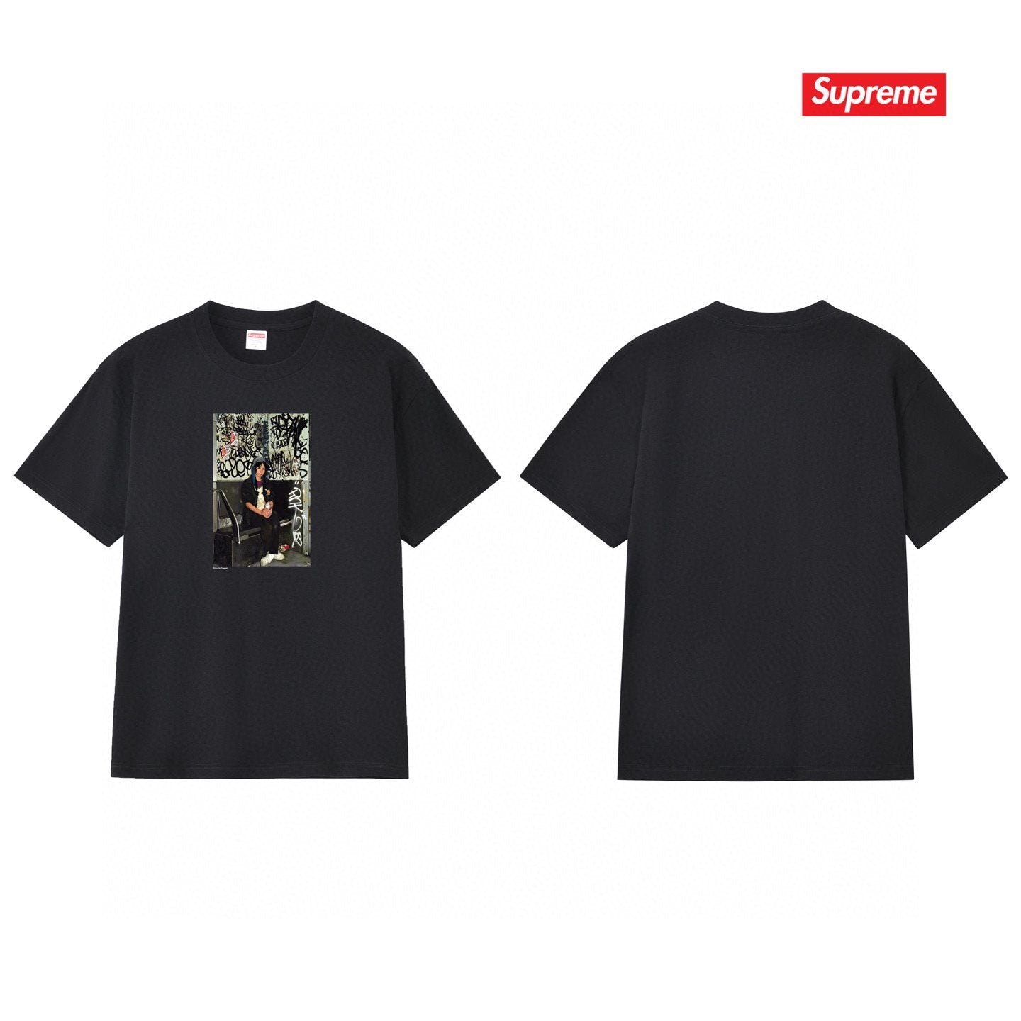 Supreme Pink Lady Graphic T-Shirt — back