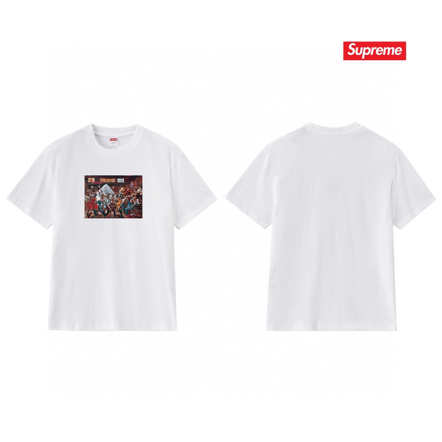 Supreme Rectangular Front Graphic T-Shirt — back