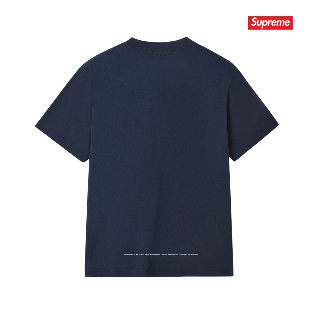 Supreme Blue Chest Graphic Short-Sleeve T-Shirt — back
