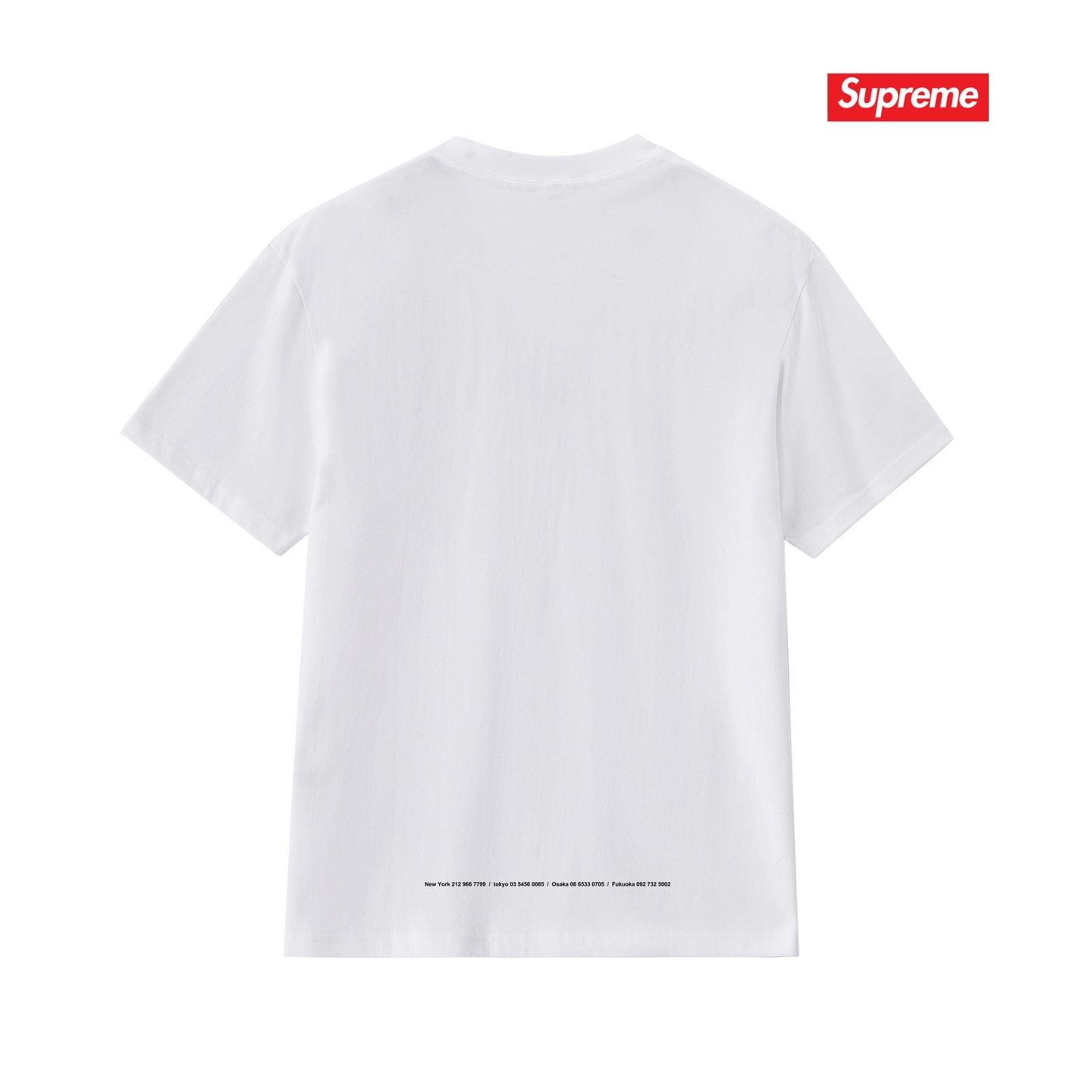 Supreme Blue Chest Graphic Short-Sleeve T-Shirt — back