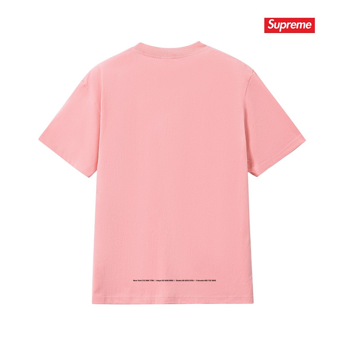 Supreme Blue Chest Graphic Short-Sleeve T-Shirt — back