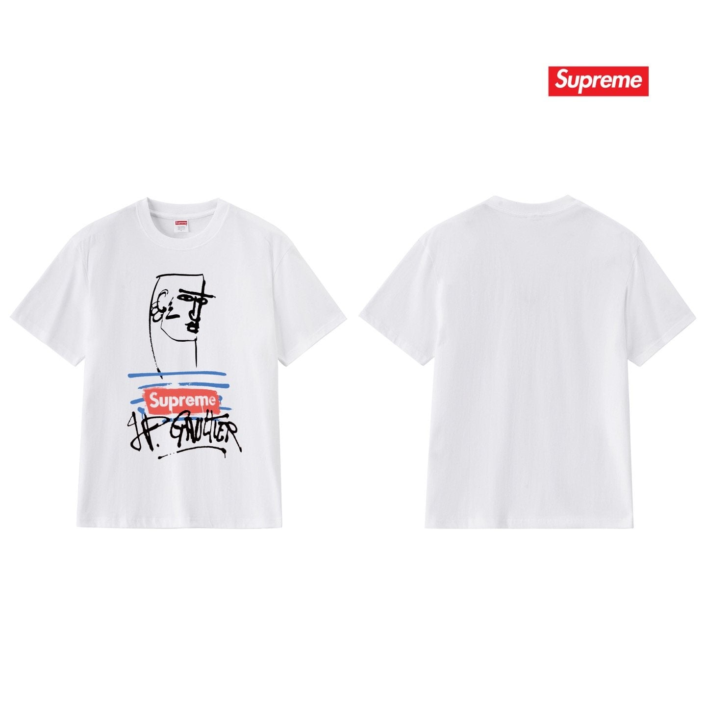 Supreme Front Graphic Short-Sleeve T-Shirt — back