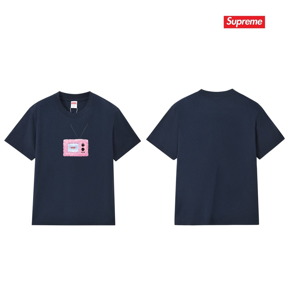 Supreme Pink TV Graphic T-Shirt — back