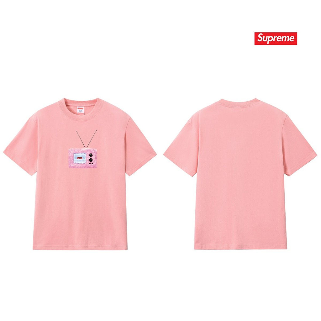 Supreme Pink TV Graphic T-Shirt — back
