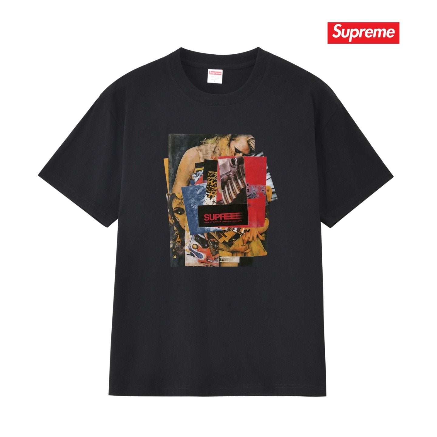Supreme Collage Graphic Short-Sleeve T-Shirt — hero