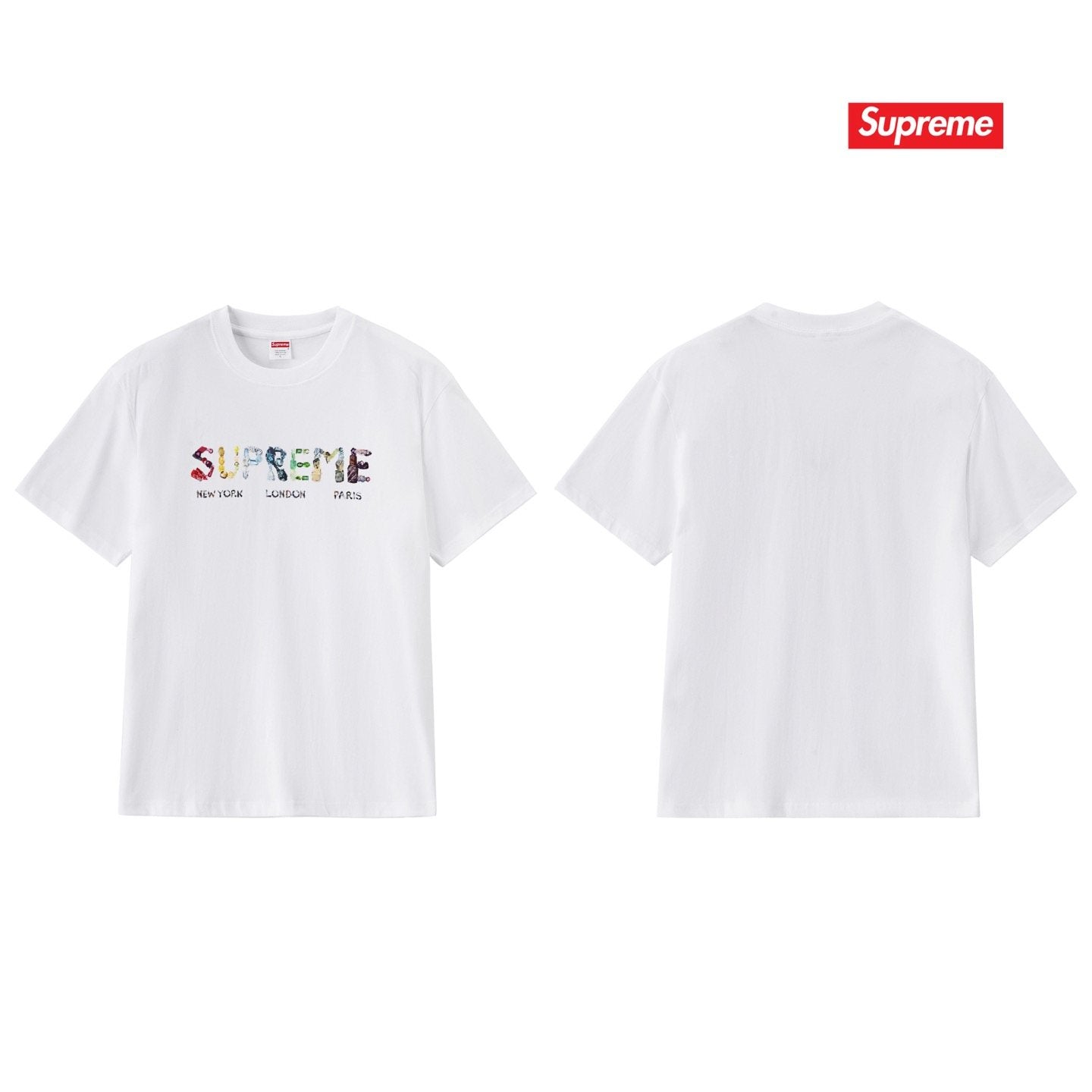Supreme Chest Graphic Short-Sleeve T-Shirt — back