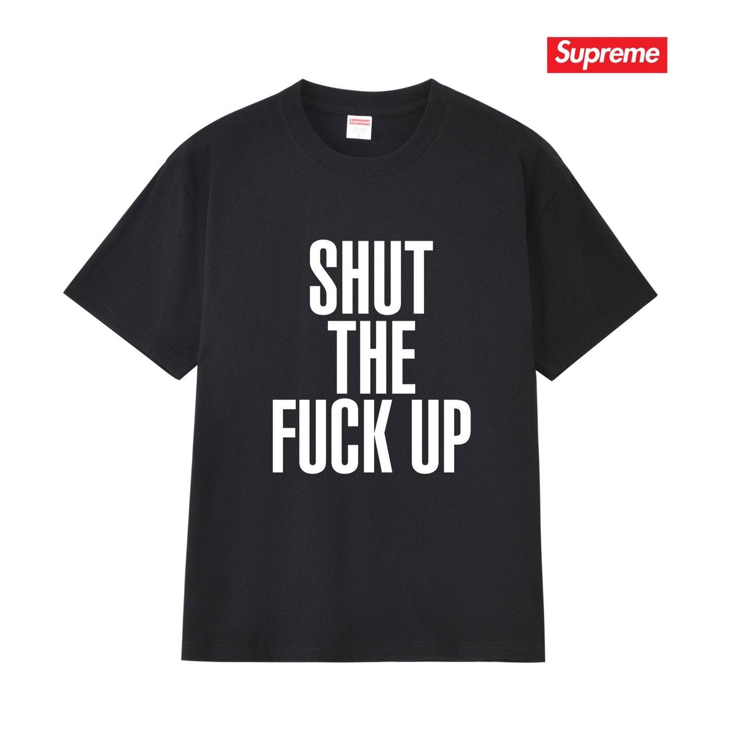 Supreme Stacked Text Graphic T-Shirt — hero