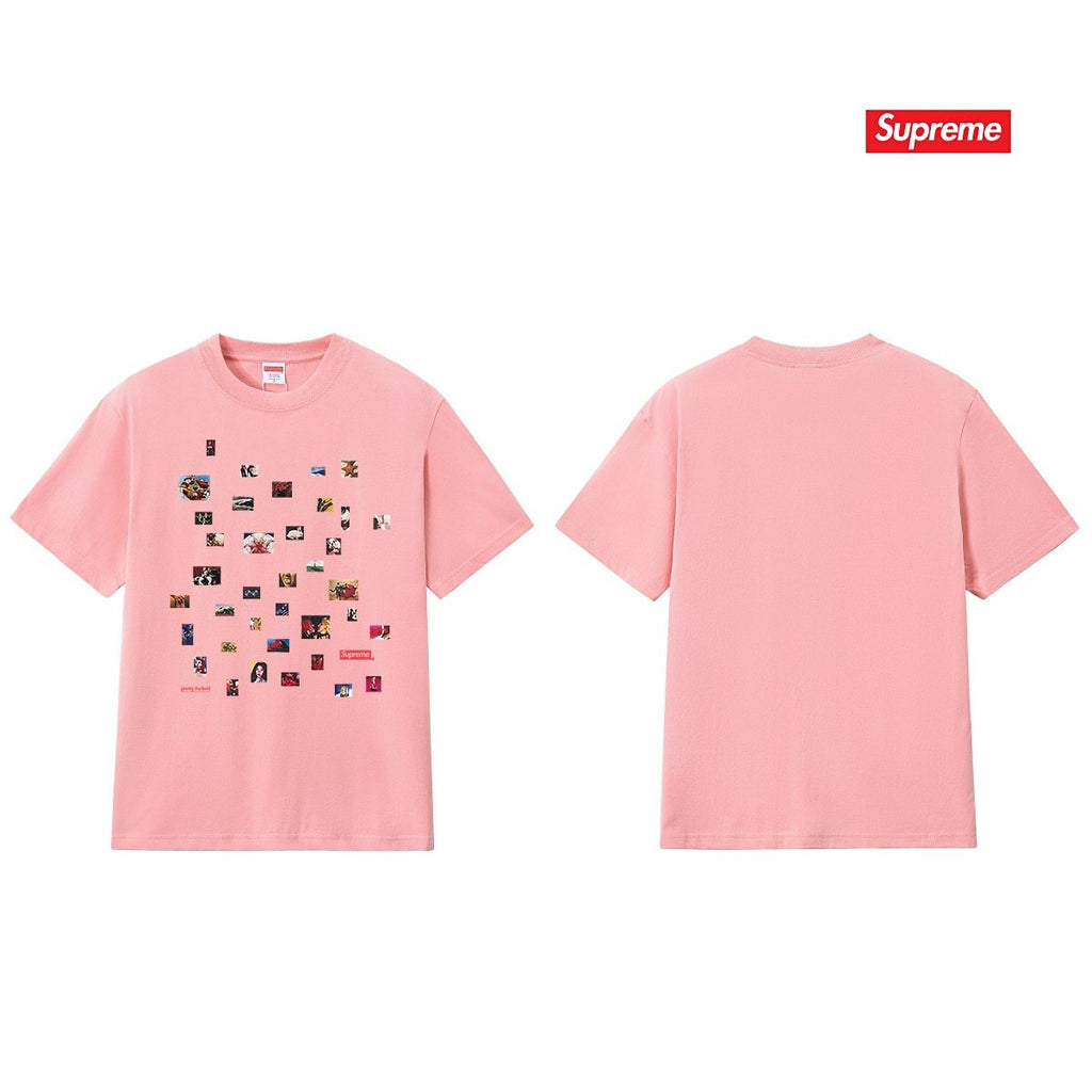 Supreme Photo Collage Graphic T-Shirt — back