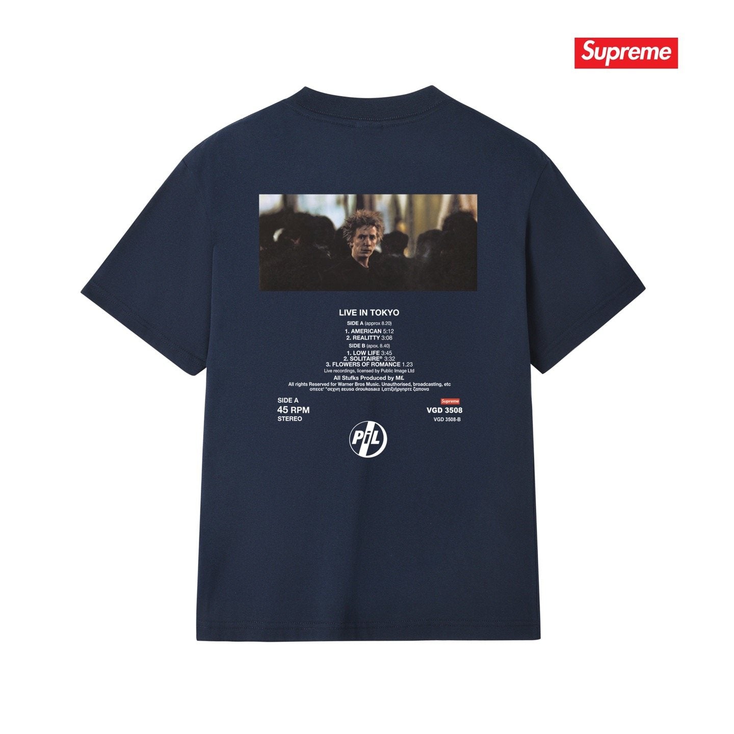 Supreme Live in Tokyo Photo Graphic T-Shirt — back