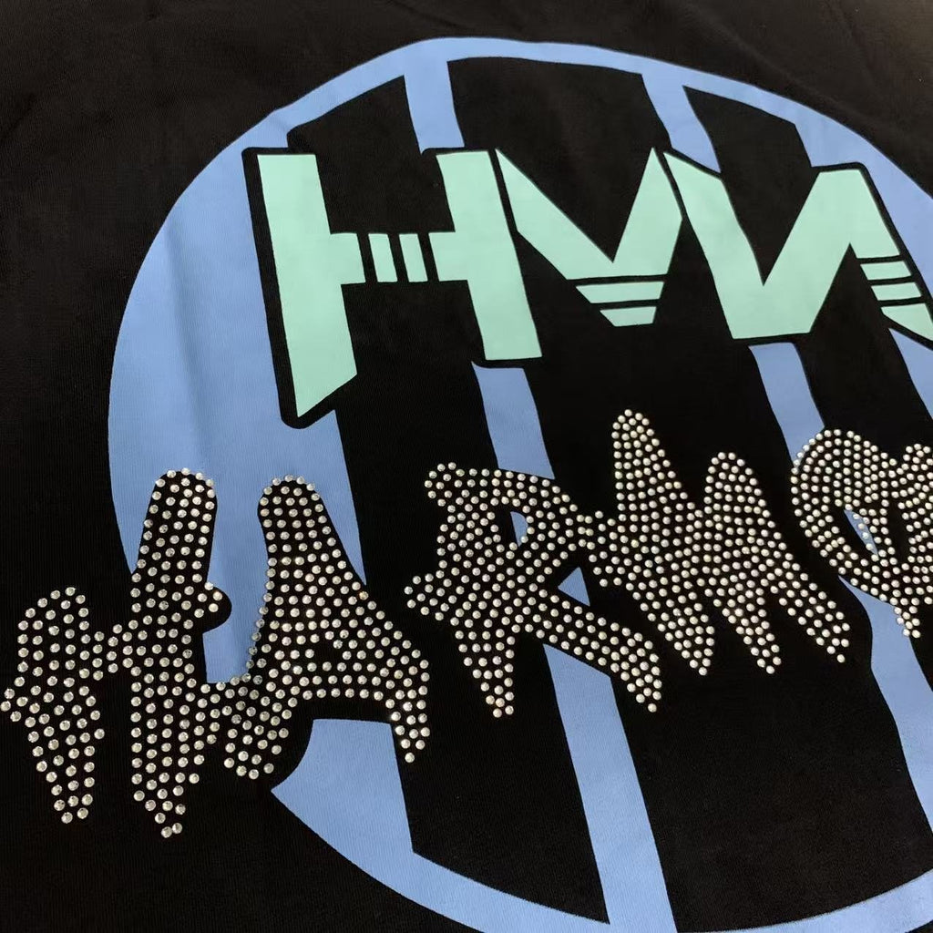HARMONY Guitar Skeleton Graphic T-Shirt — detail