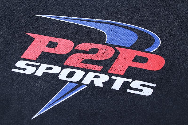 Hellstar P2P Sports Washed Black Graphic T-Shirt — detail