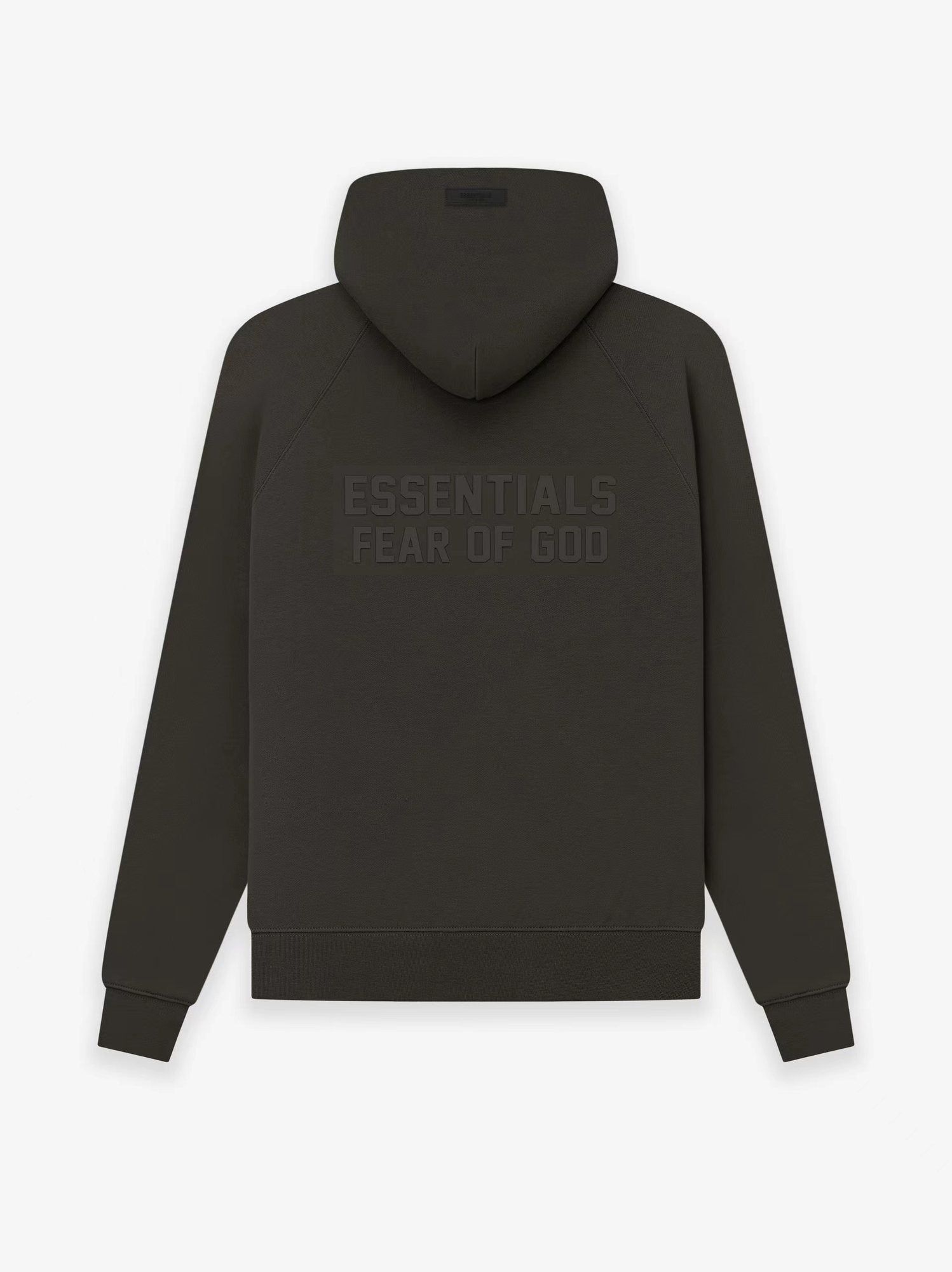 Essentials Fear of God Tonal Back Graphic Pullover Hoodie — back