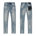 R+A Light Blue Distressed Jeans — hero