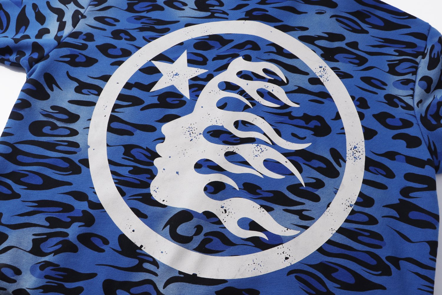 Hellstar Camo Graphic Zip Hoodie — detail