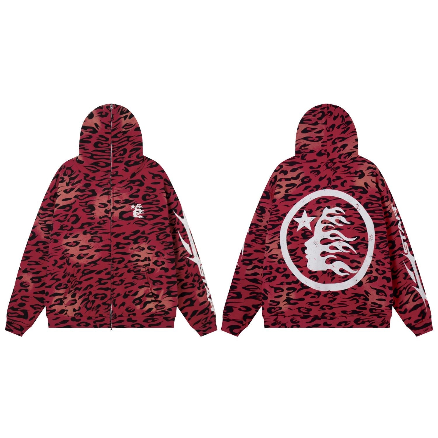 Hellstar Camo Graphic Zip Hoodie — hero