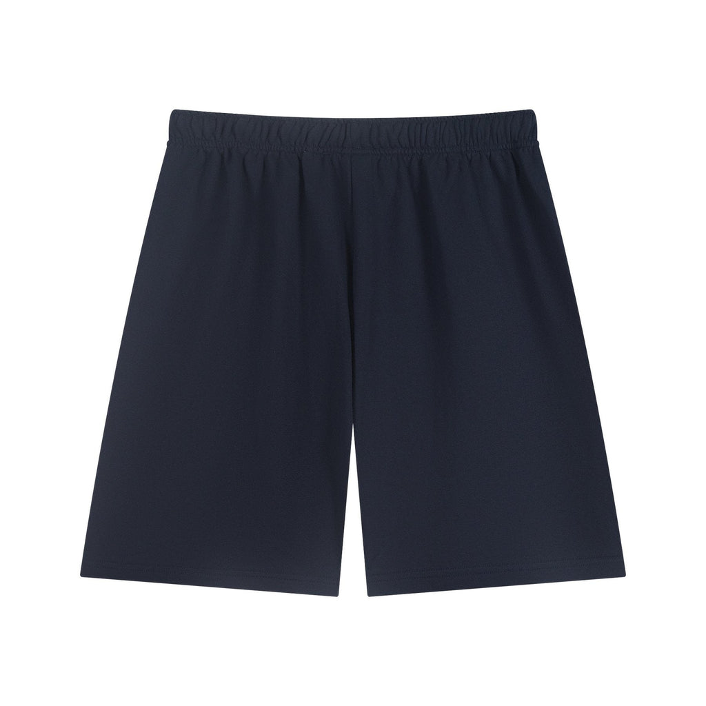alo Elastic Waist Logo Detail Shorts — back