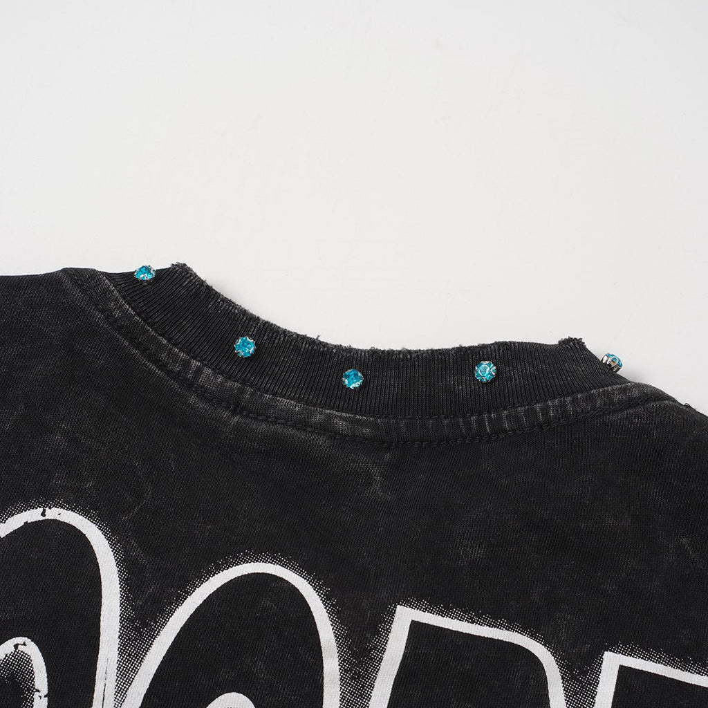 Hellstar Records Face Graphic T-Shirt — detail