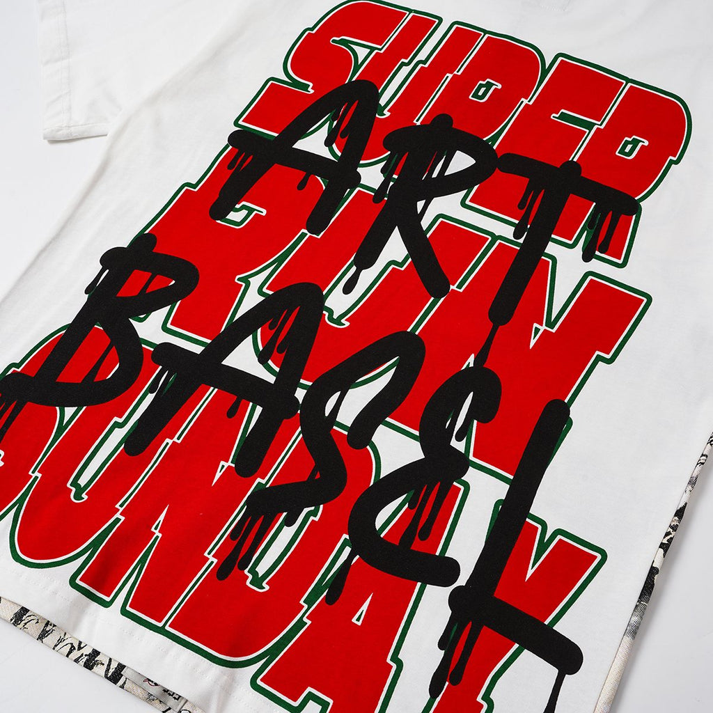 Godspeed Racing Graffiti Graphic T-Shirt - White — detail