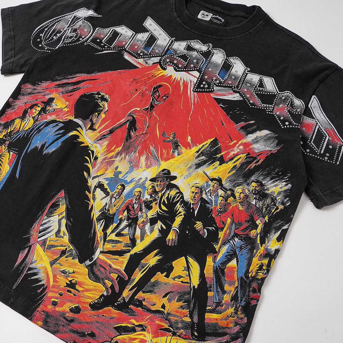 Godspeed Washed Rock Graphic T-Shirt — detail