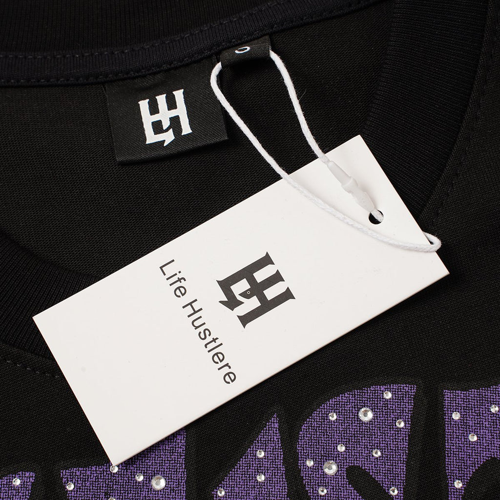 Life Hustlere Space Graphic T-Shirt — hang_tag