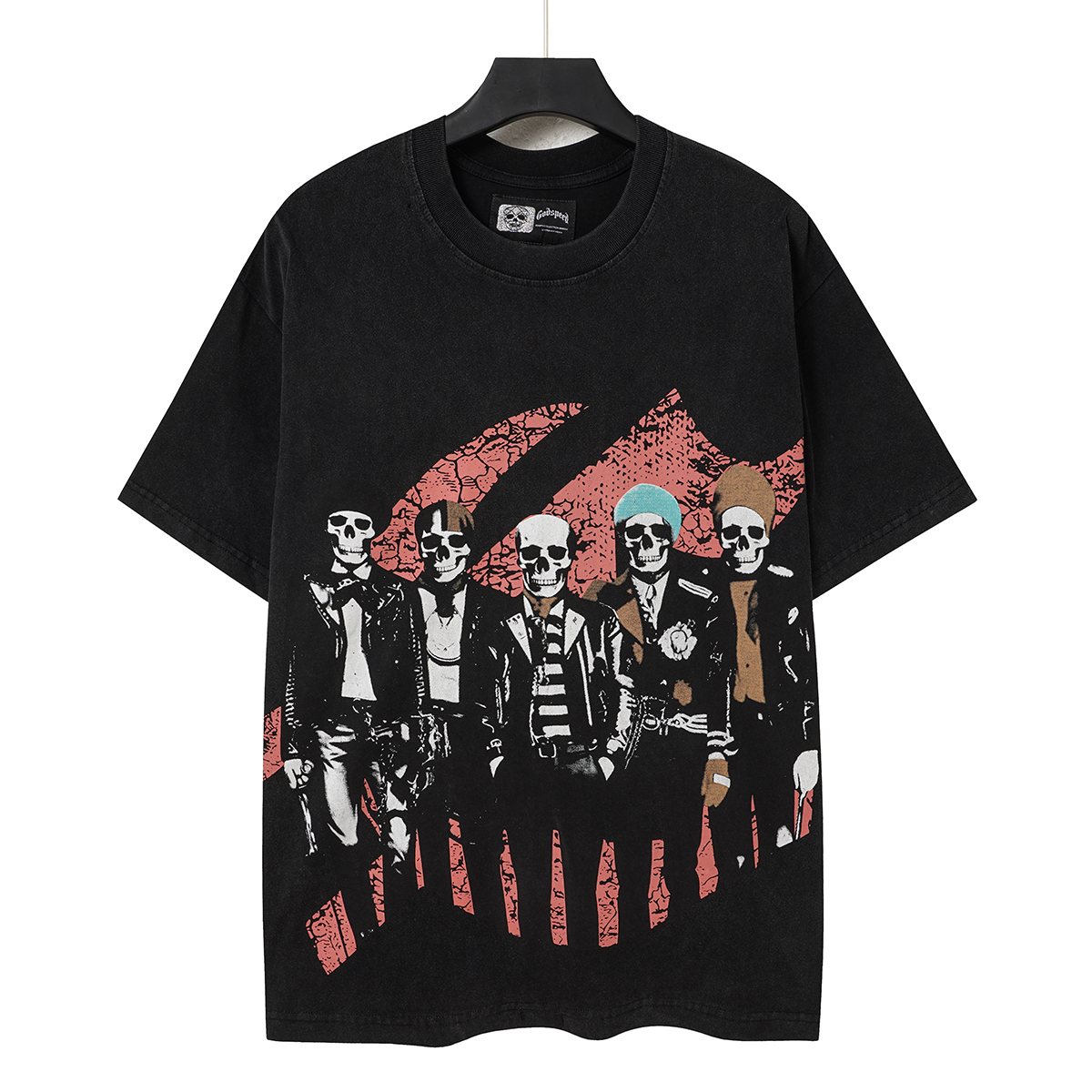 Godspeed Skeleton Band Graphic T-Shirt — hero