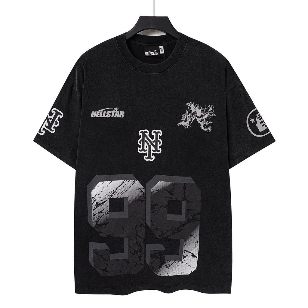 Hellstar New York Yankees 99 Graphic T-Shirt — front