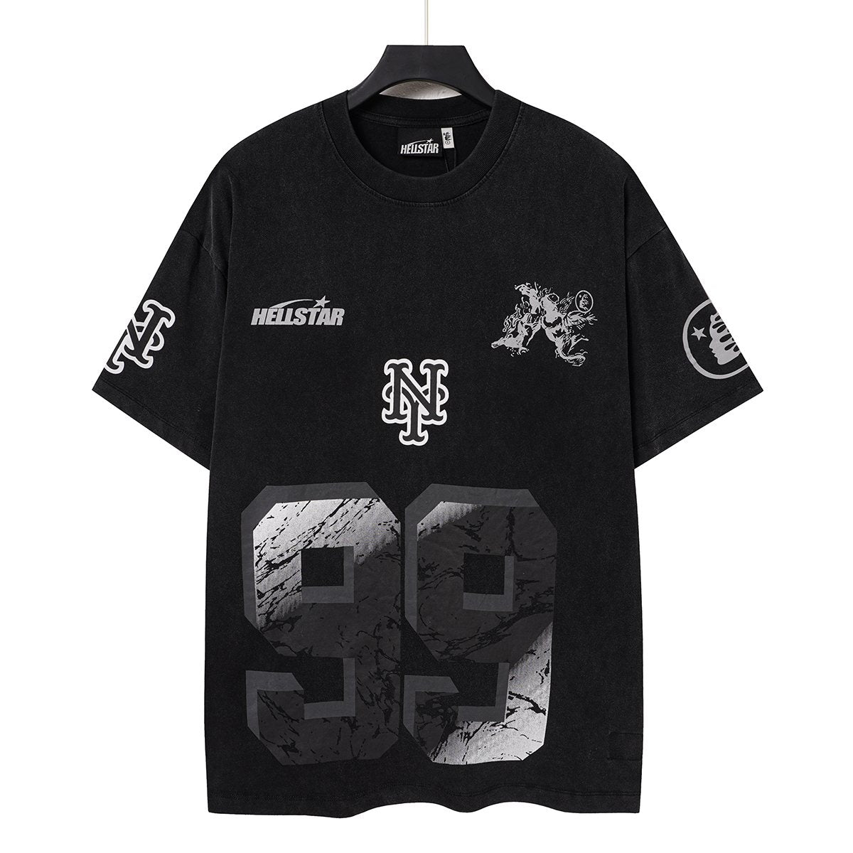 Hellstar New York Yankees 99 Graphic T-Shirt — front