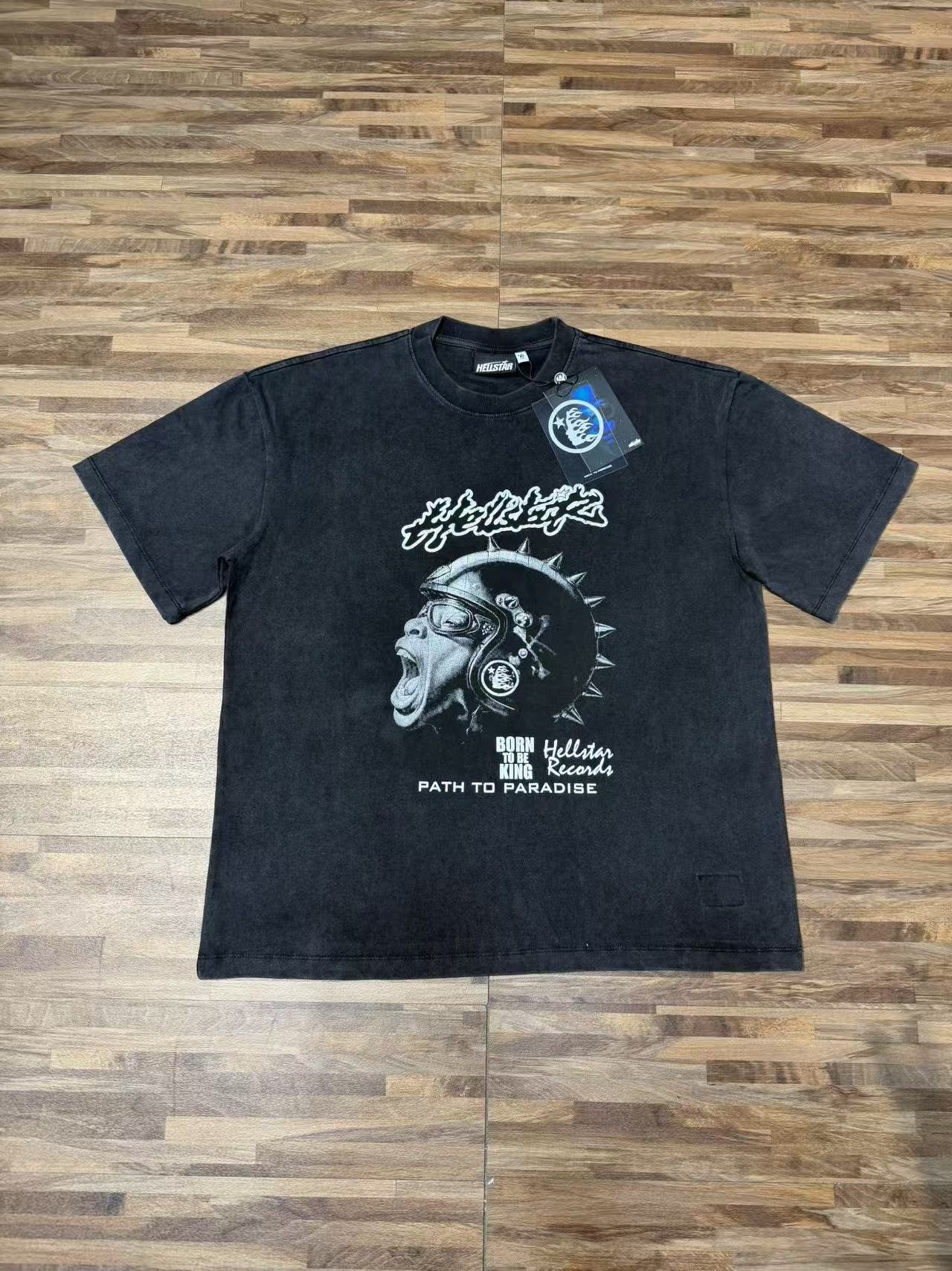 Hellstar Born to Be King Graphic T-Shirt — detail