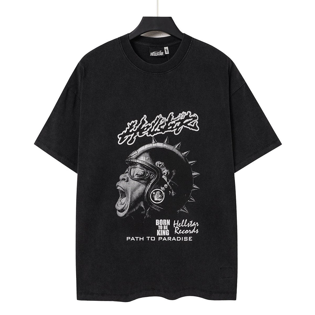 Hellstar Born to Be King Graphic T-Shirt — front
