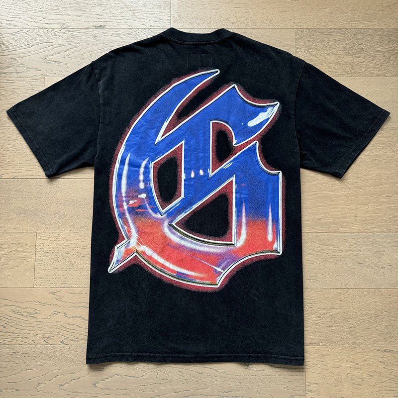 Godspeed Washed Black Graphic T-Shirt — back