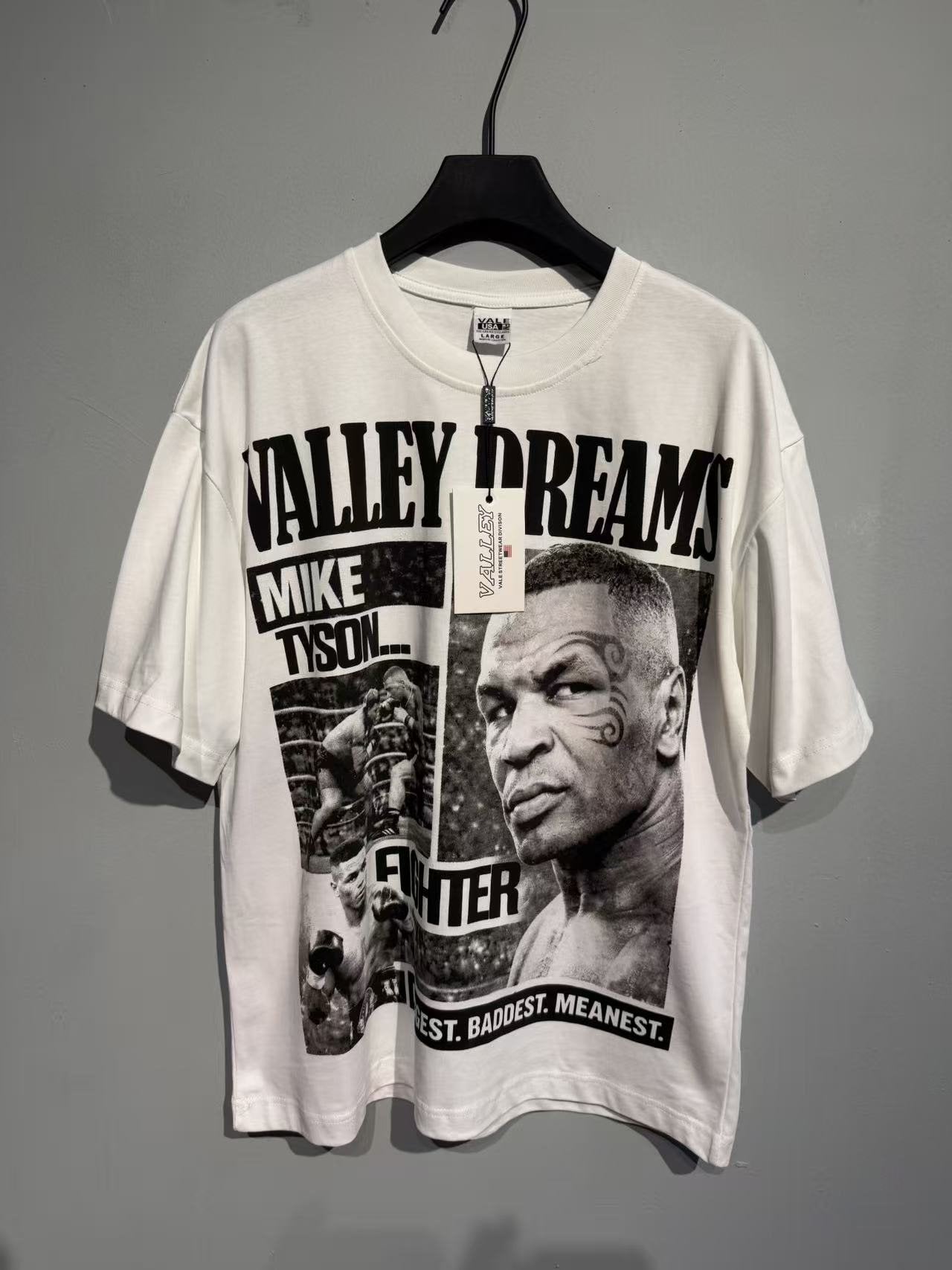 Valley Dreams Mike Tyson Portrait Graphic T-Shirt — front