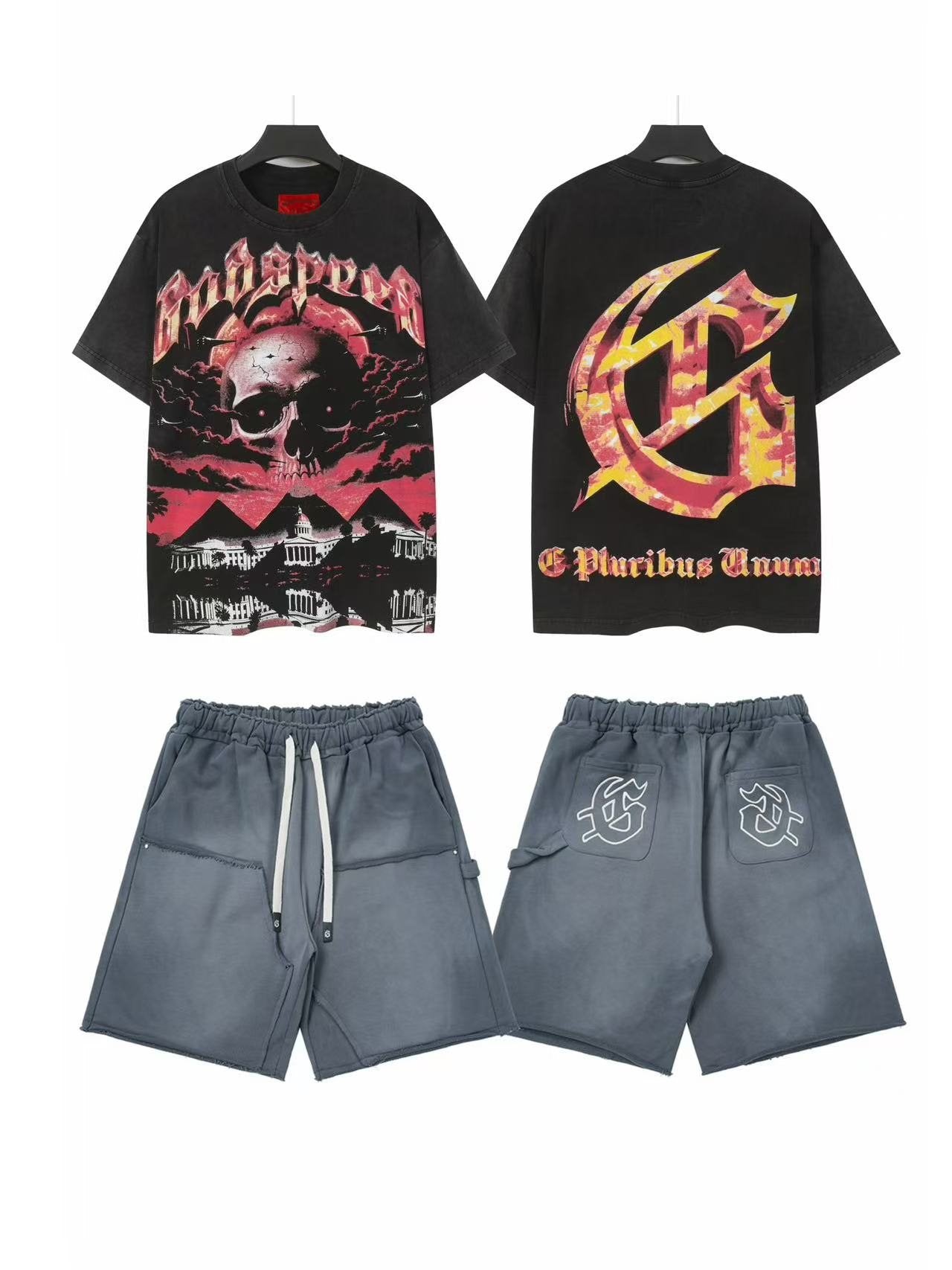 Godspeed Red Skull G Graphic Short-Sleeve Set — hero