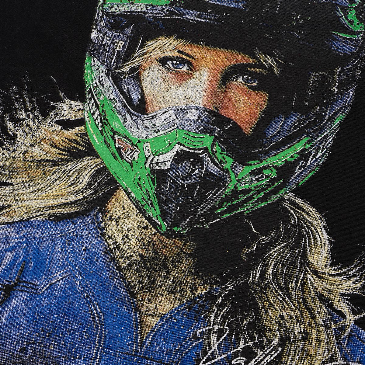 VALLEY Motorsport Speedway Graphic T-Shirt — detail