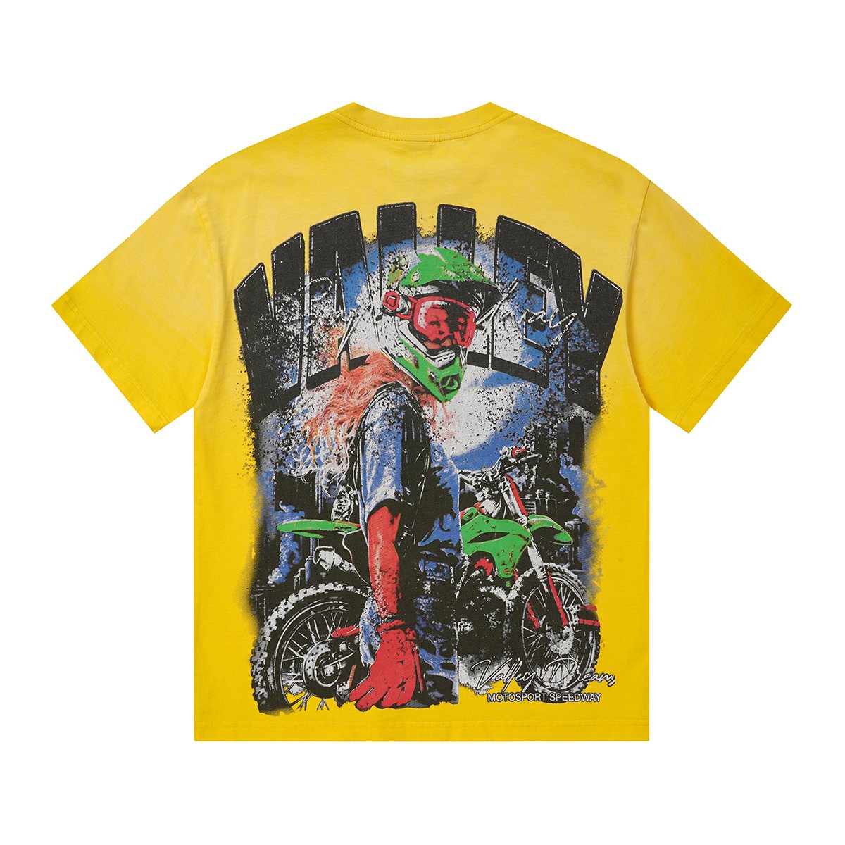 VALLEY Motorsport Speedway Graphic T-Shirt — back