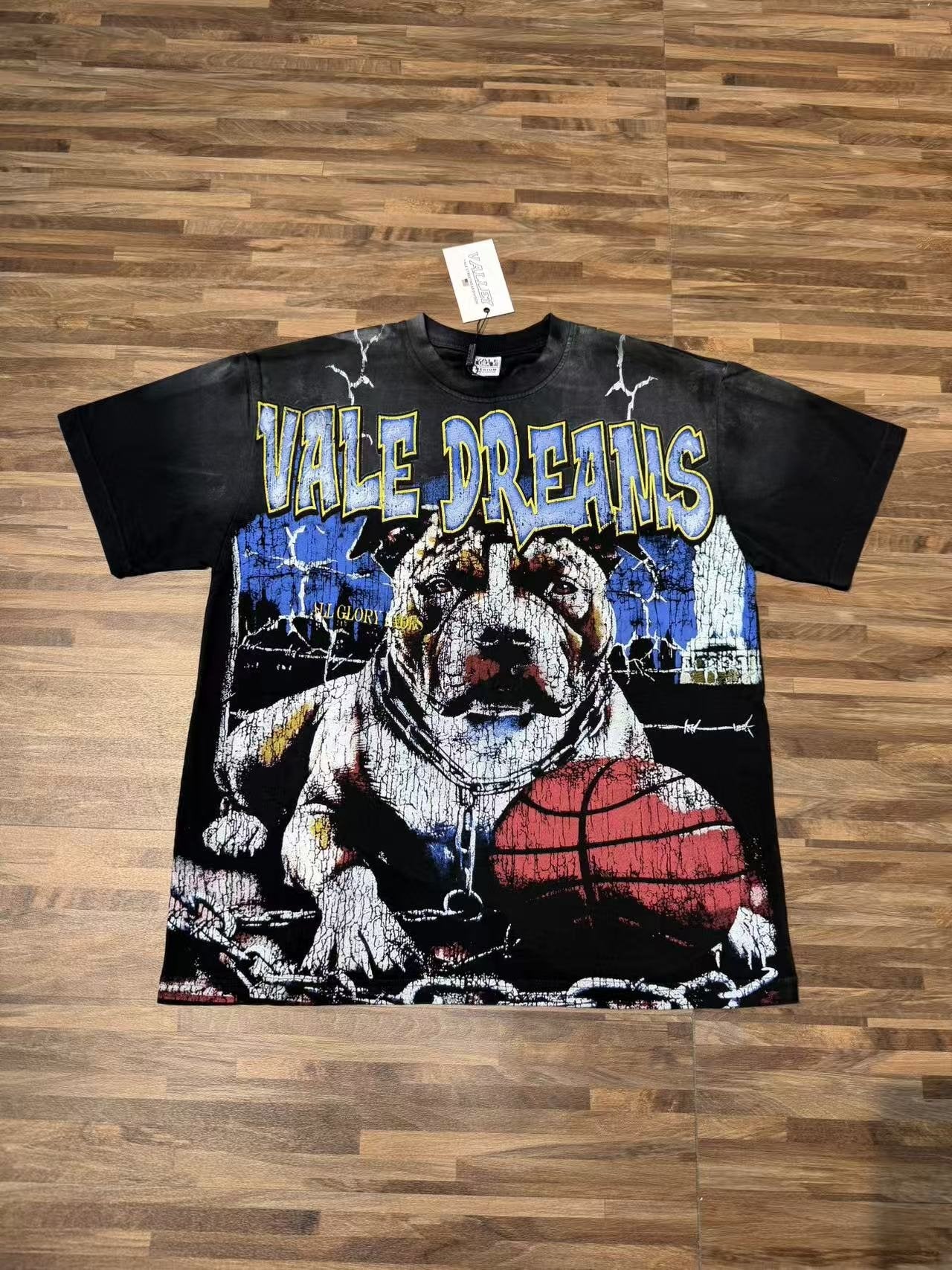 VALLEY Dog Basketball Graphic T-Shirt — front