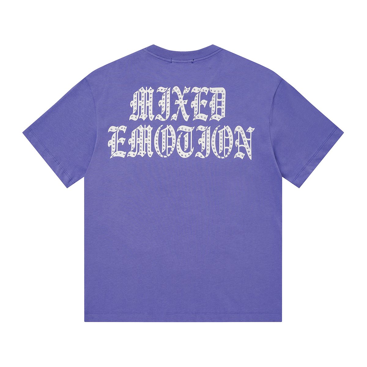 MIXED EMOTION Rhinestone Graphic T-Shirt — back