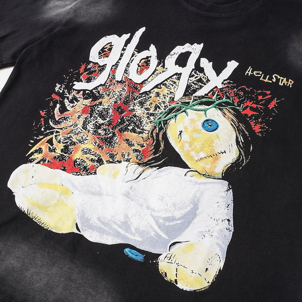 Hellstar Doll & Skeleton Graphic T-Shirt — detail