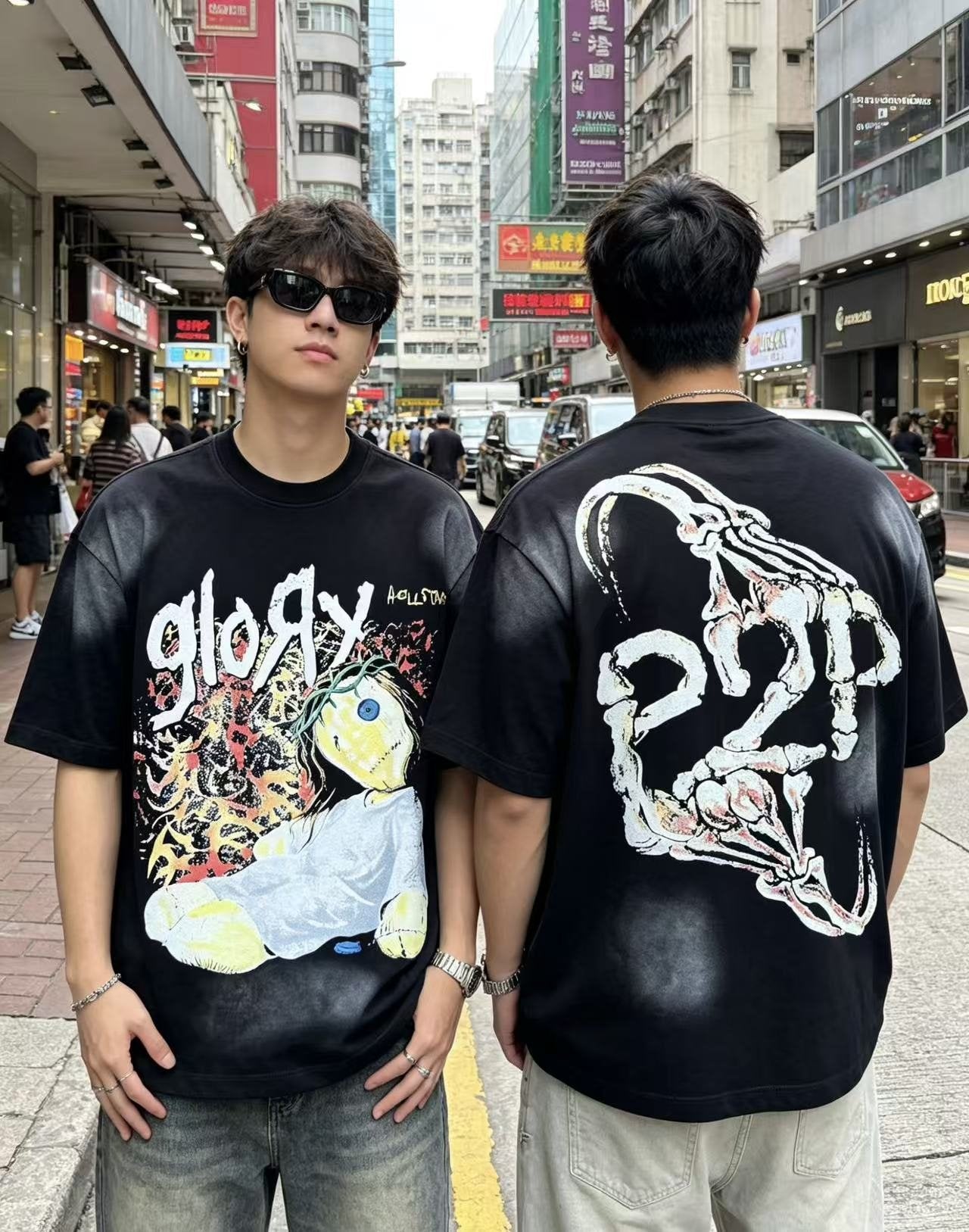 Hellstar Doll & Skeleton Graphic T-Shirt — context