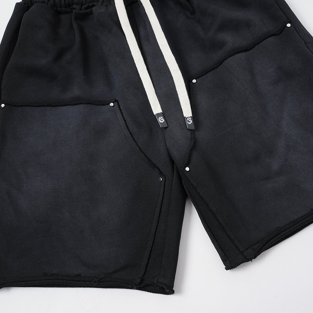 Godspeed Washed Graphic Sweat Shorts — detail